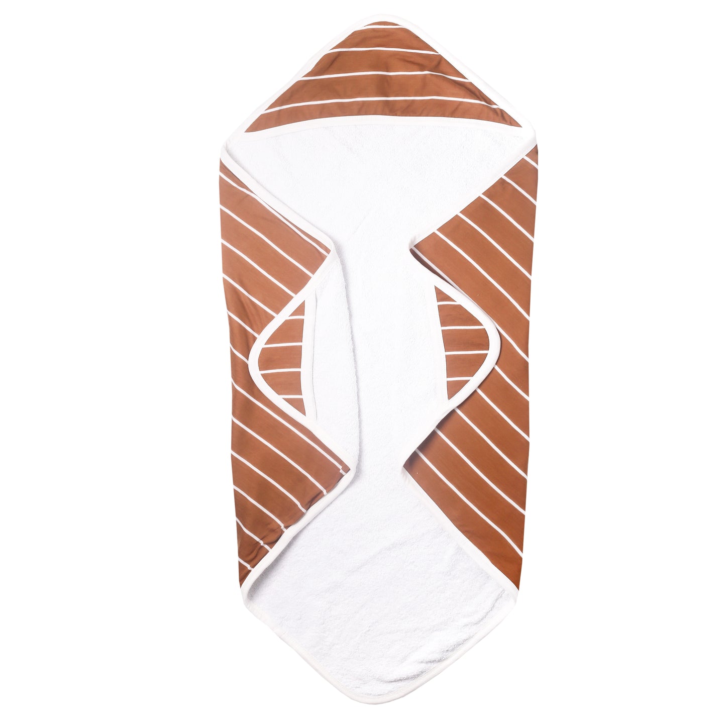 Copper Pearl Premium Knit Hooded Towel - Camel
