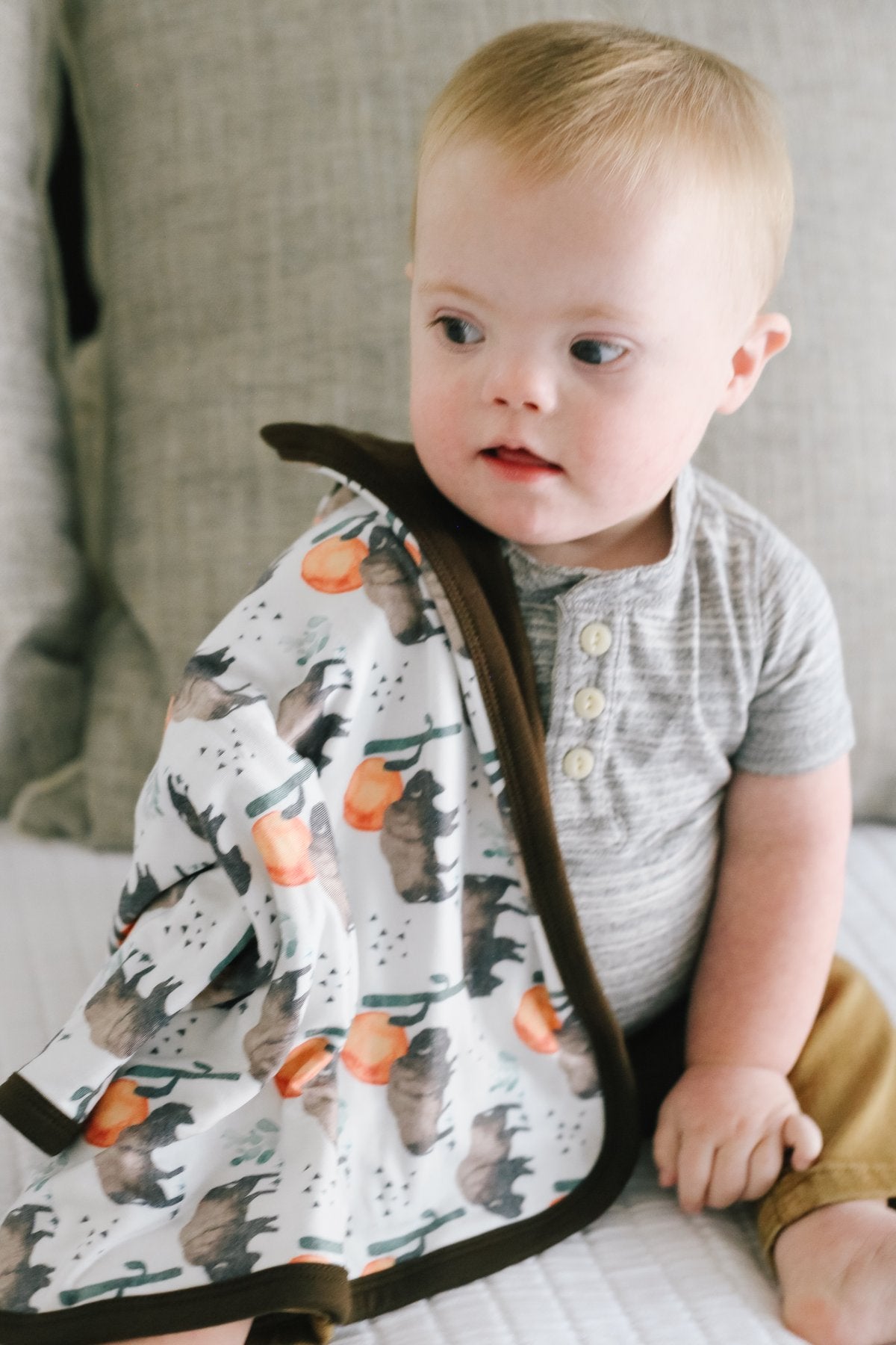 Three-Layer Security Blanket Set - Bison