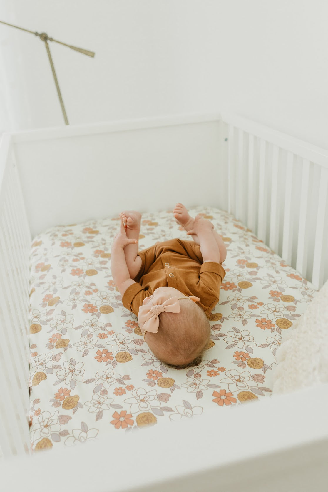 Copper Pearl Crib Sheet - Ferra