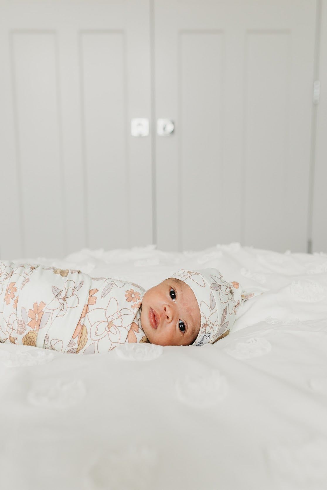 Copper Pearl Knit Swaddle Blanket - Ferra