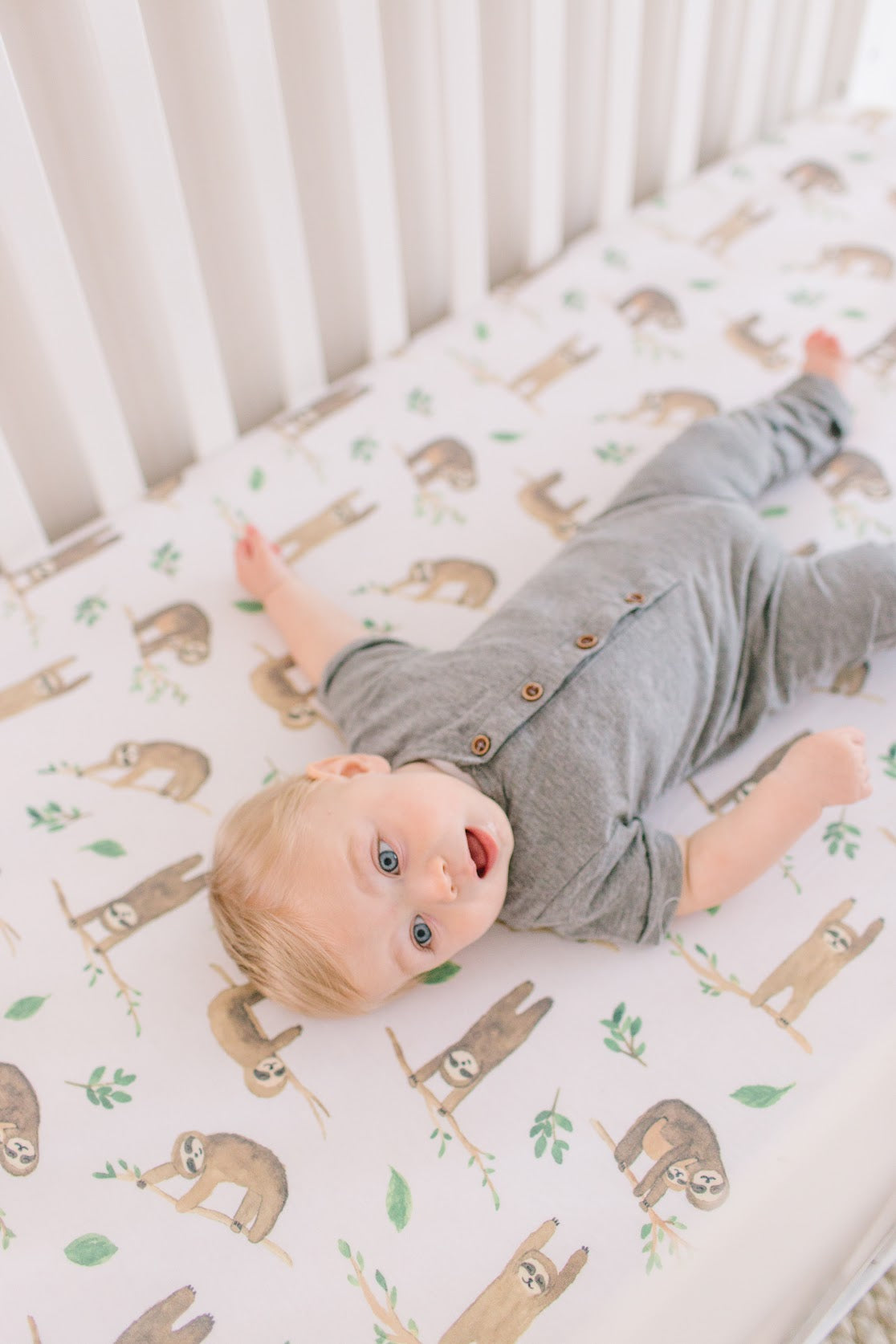 Copper Pearl Crib Sheet - Noah
