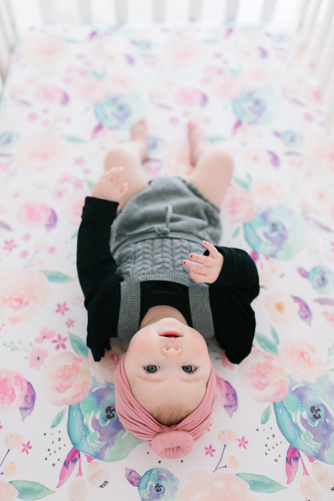 Copper Pearl Crib Sheet - Bloom