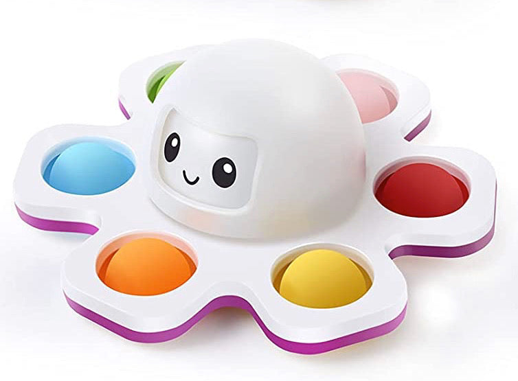 Octopus Pop Floor Spinner Fidget Toy