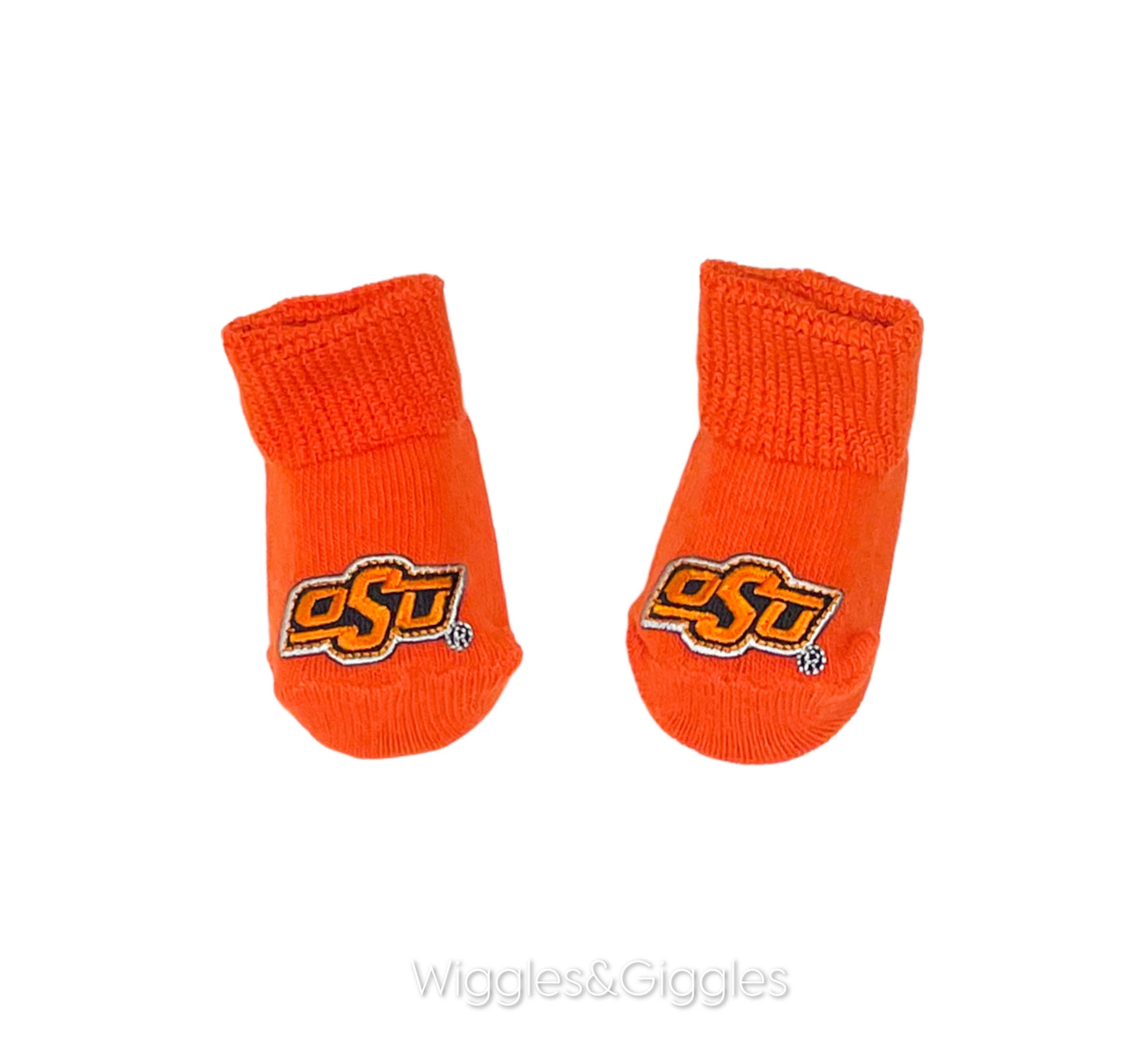 Orange OSU Bootie
