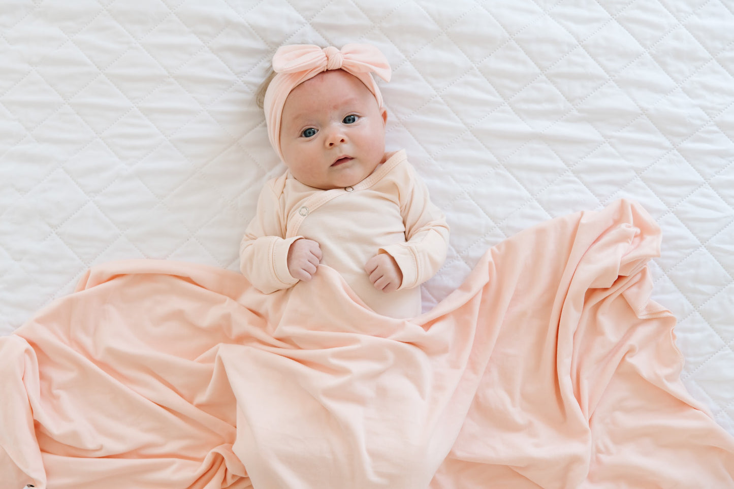 Copper Pearl Knotted Gown - Blush