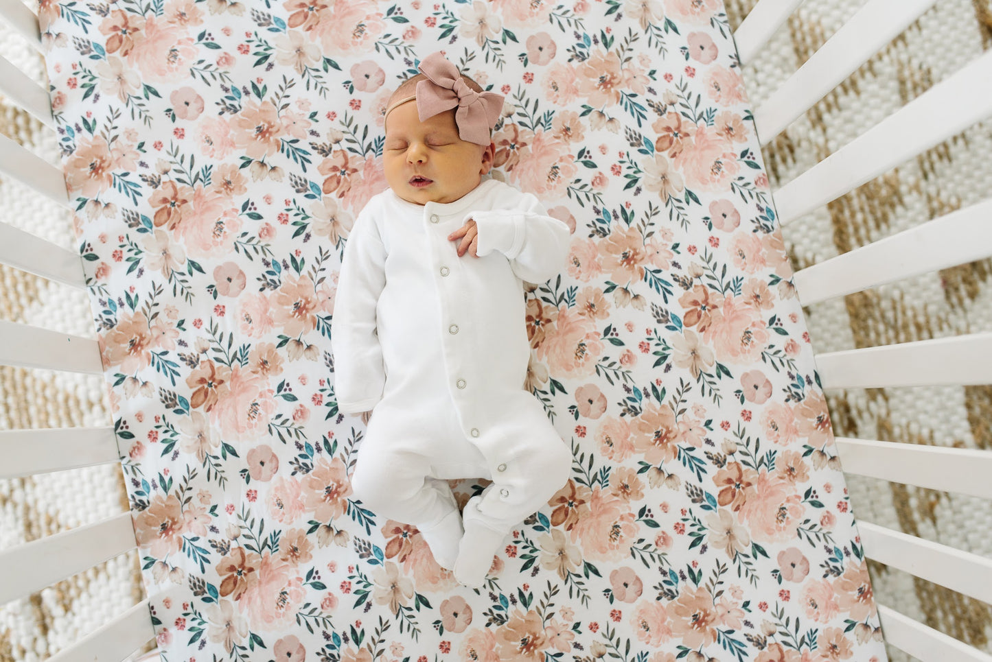 Copper Pearl Crib Sheet - Autumn