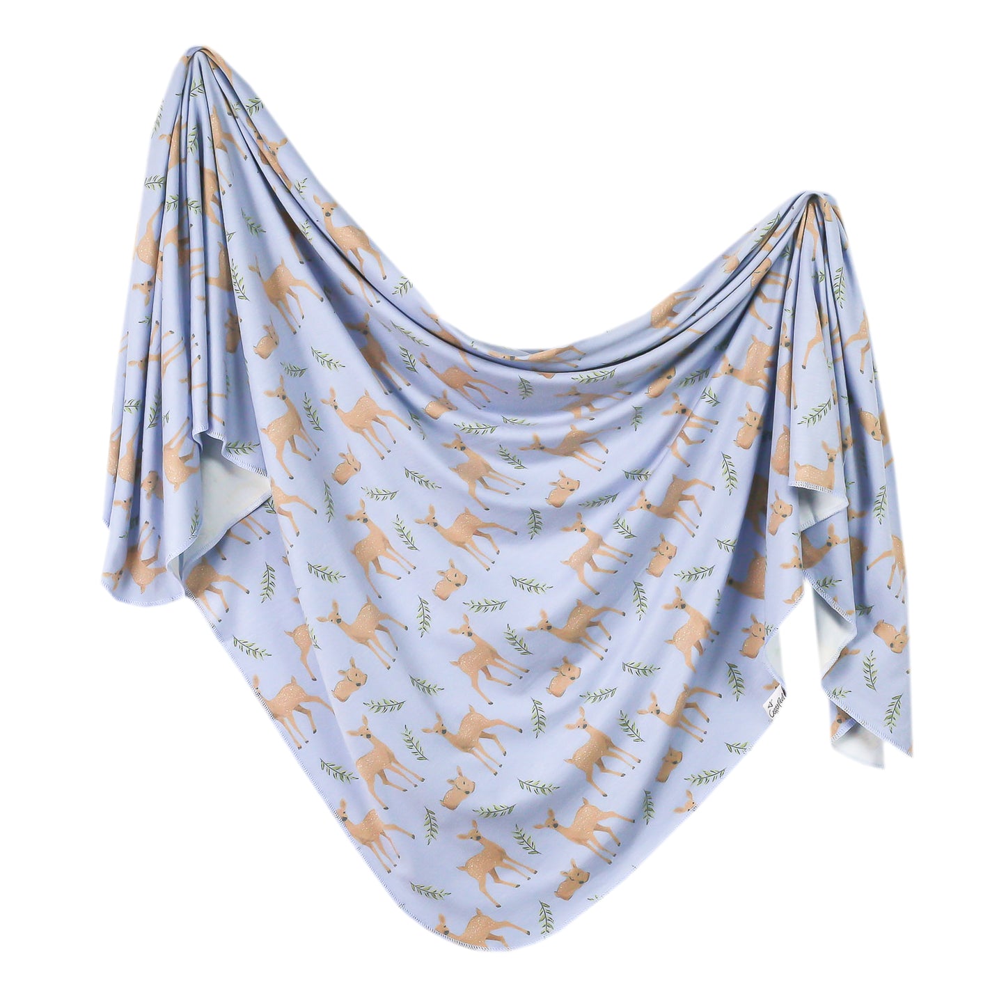Copper Pearl Knit Swaddle Blanket - Doe