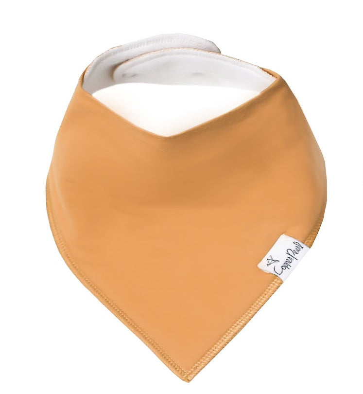 Copper Pearl Single Bandana Bibs - Dune