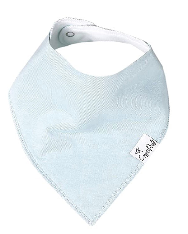 Copper Pearl Single Bandana Bibs - Stone