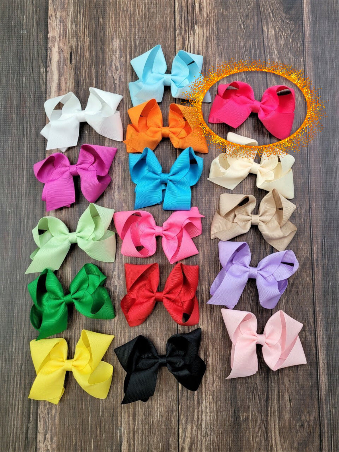 Solid Looped Knot Boutique Hair Bow