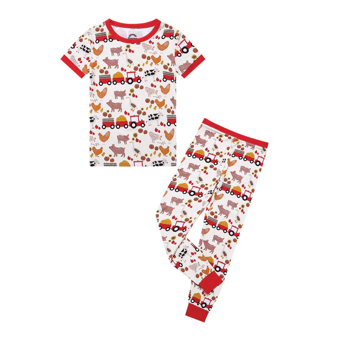 Farm Friends Bamboo Toddler Pajama Set