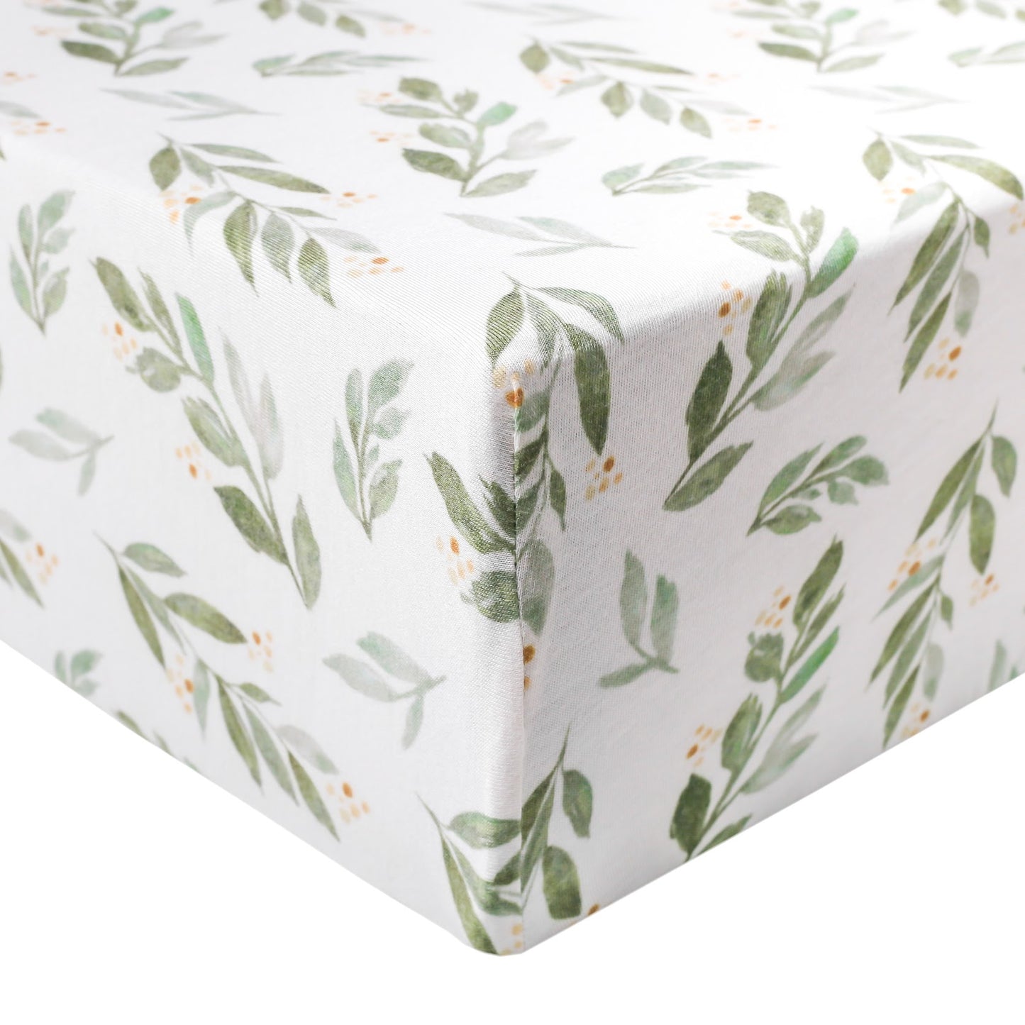 Copper Pearl Crib Sheet - Fern