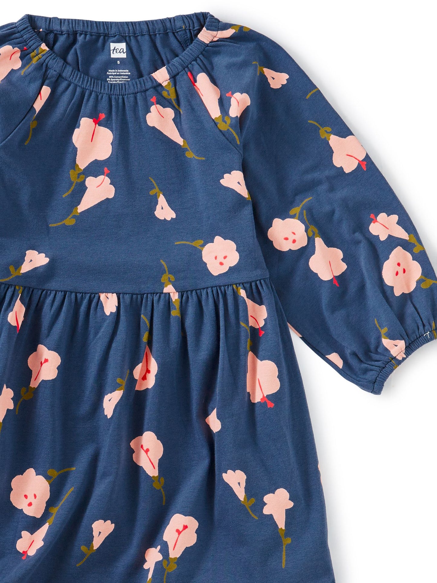 Tea Collection Ruffle Hem Dress - Flora de Inca