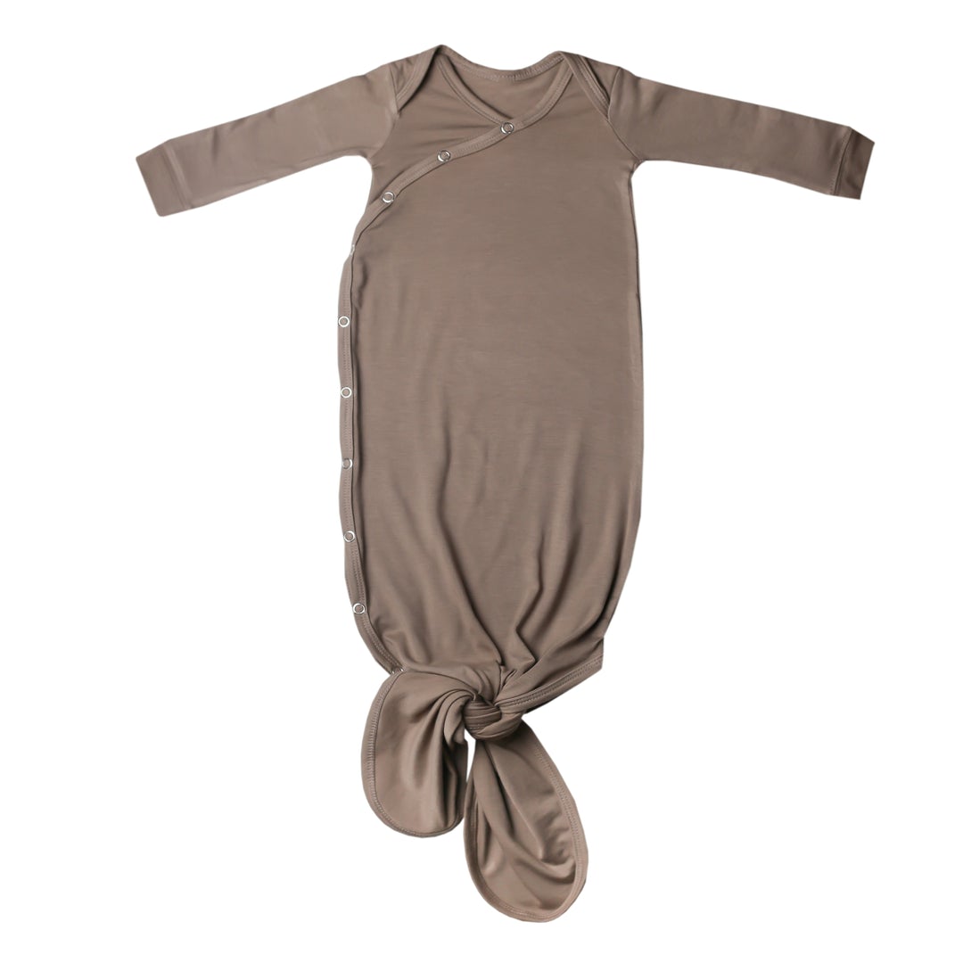 Copper Pearl Knotted Gown - Gobi