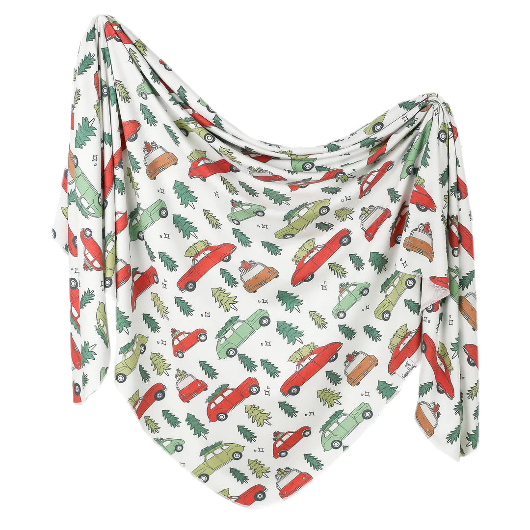 Copper Pearl Knit Swaddle Blanket - Griswold