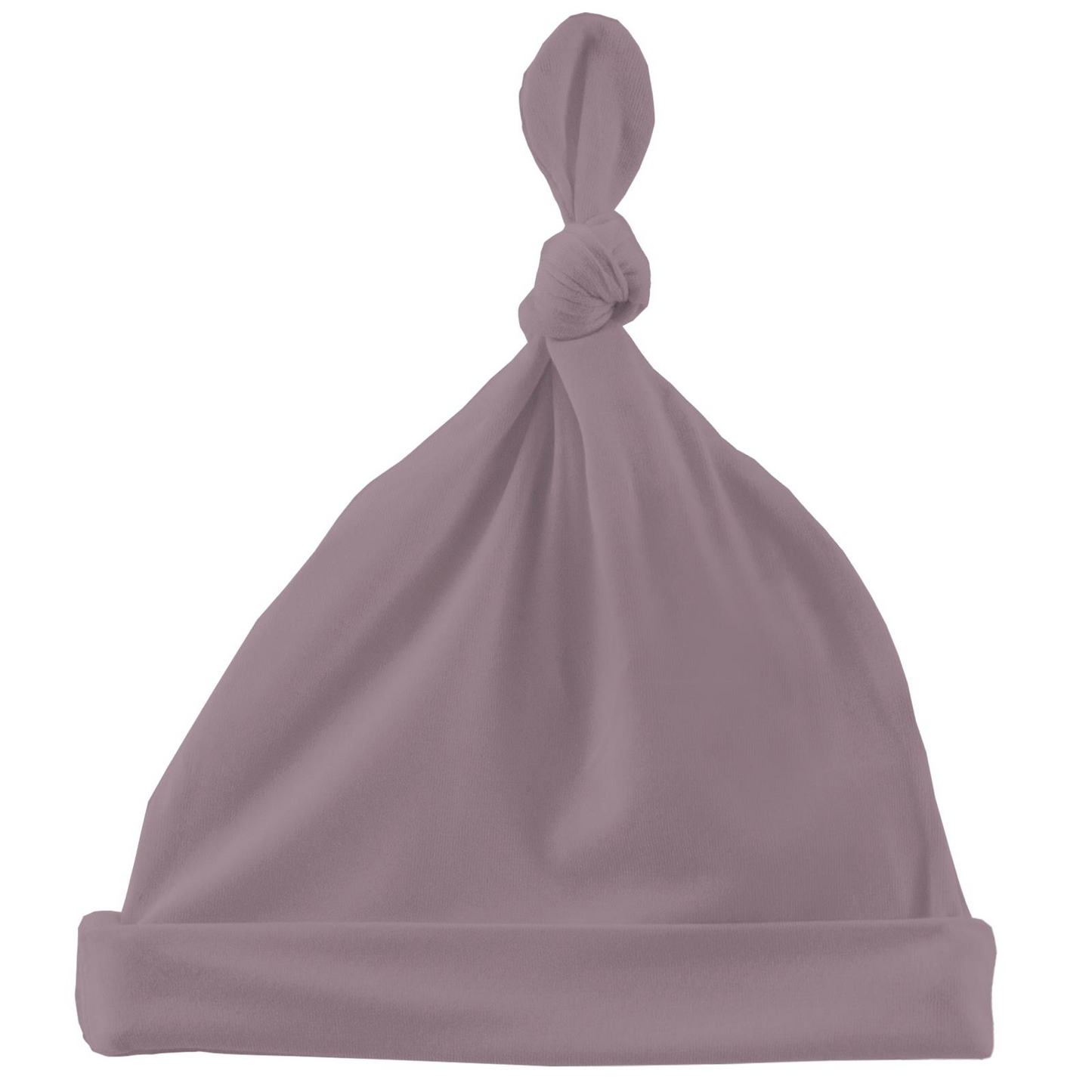 Solid Knot Hat - Elderberry
