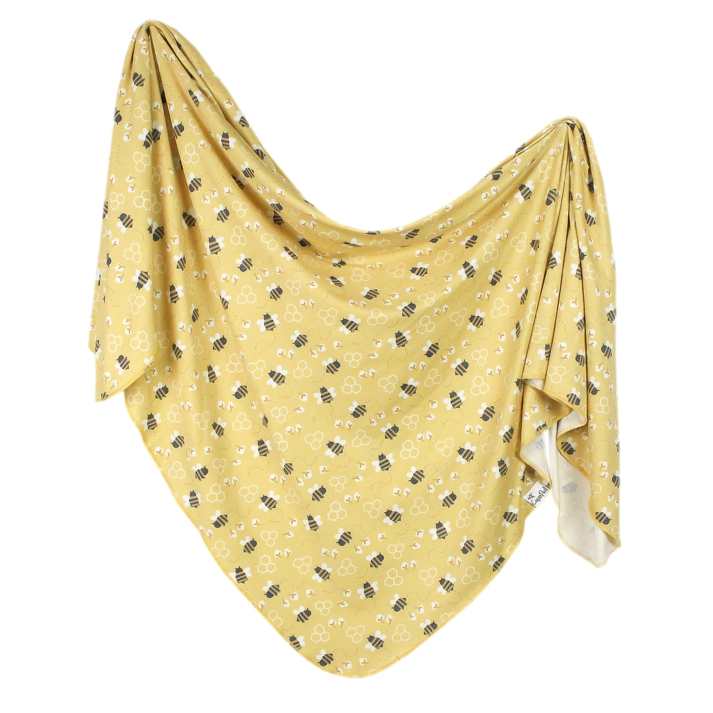 Copper Pearl Knit Swaddle Blanket - Honeycomb