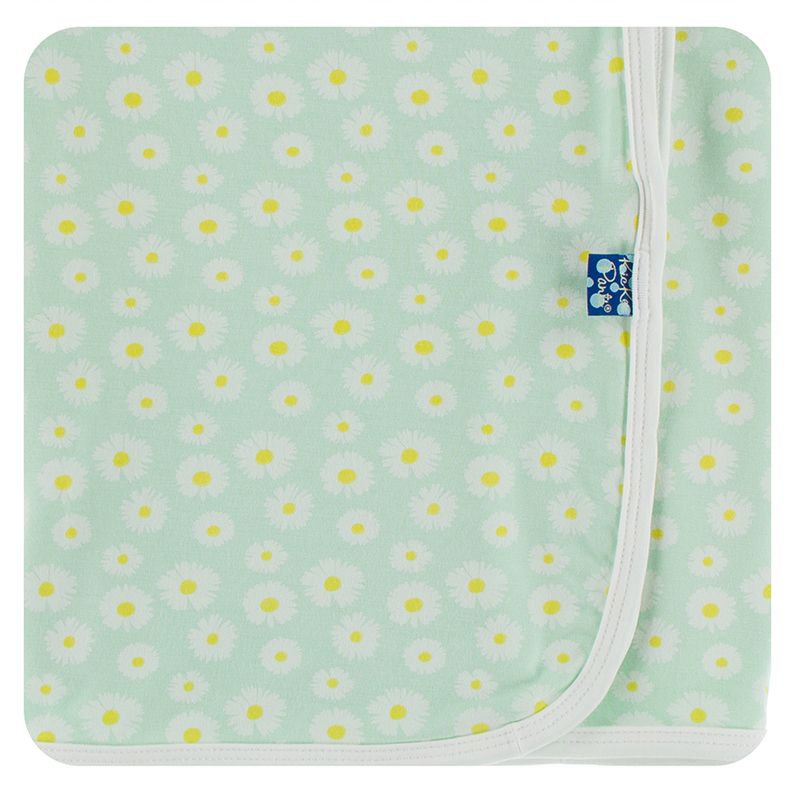 Print Swaddling Blanket - Pistachio Chamomile