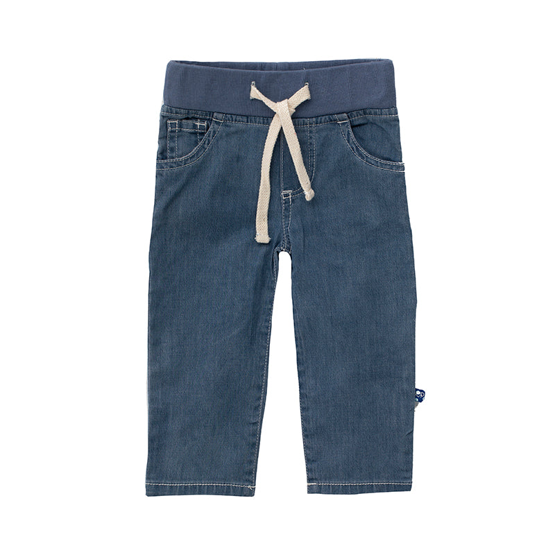 Infant Stretch Waist Distressed Dark Wash Jeans
