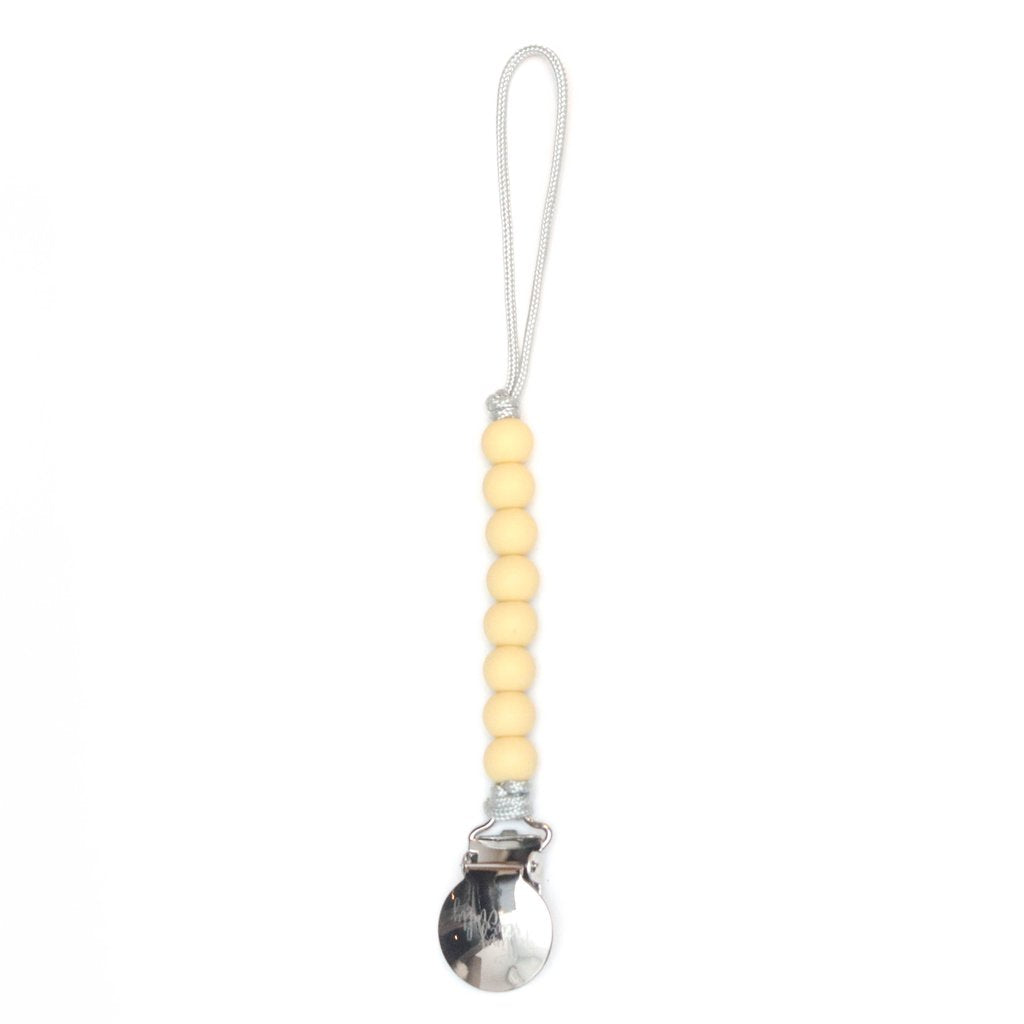 Veda Pacifier Clip - Buttercup