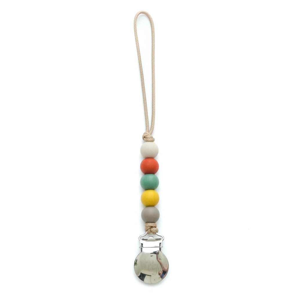 Jax Pacifier Clip - Earthy