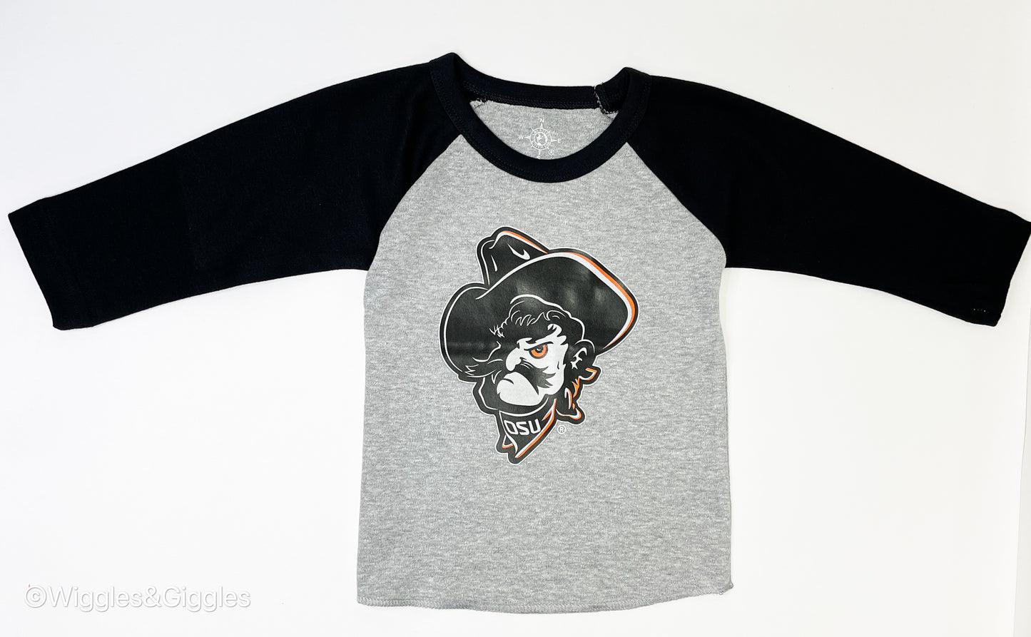 Shadow Pete Baseball Tee - Black