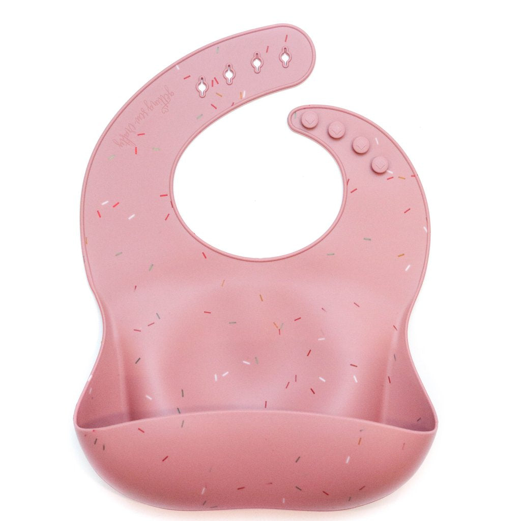 Silicone Bib - Strawberry Sundae