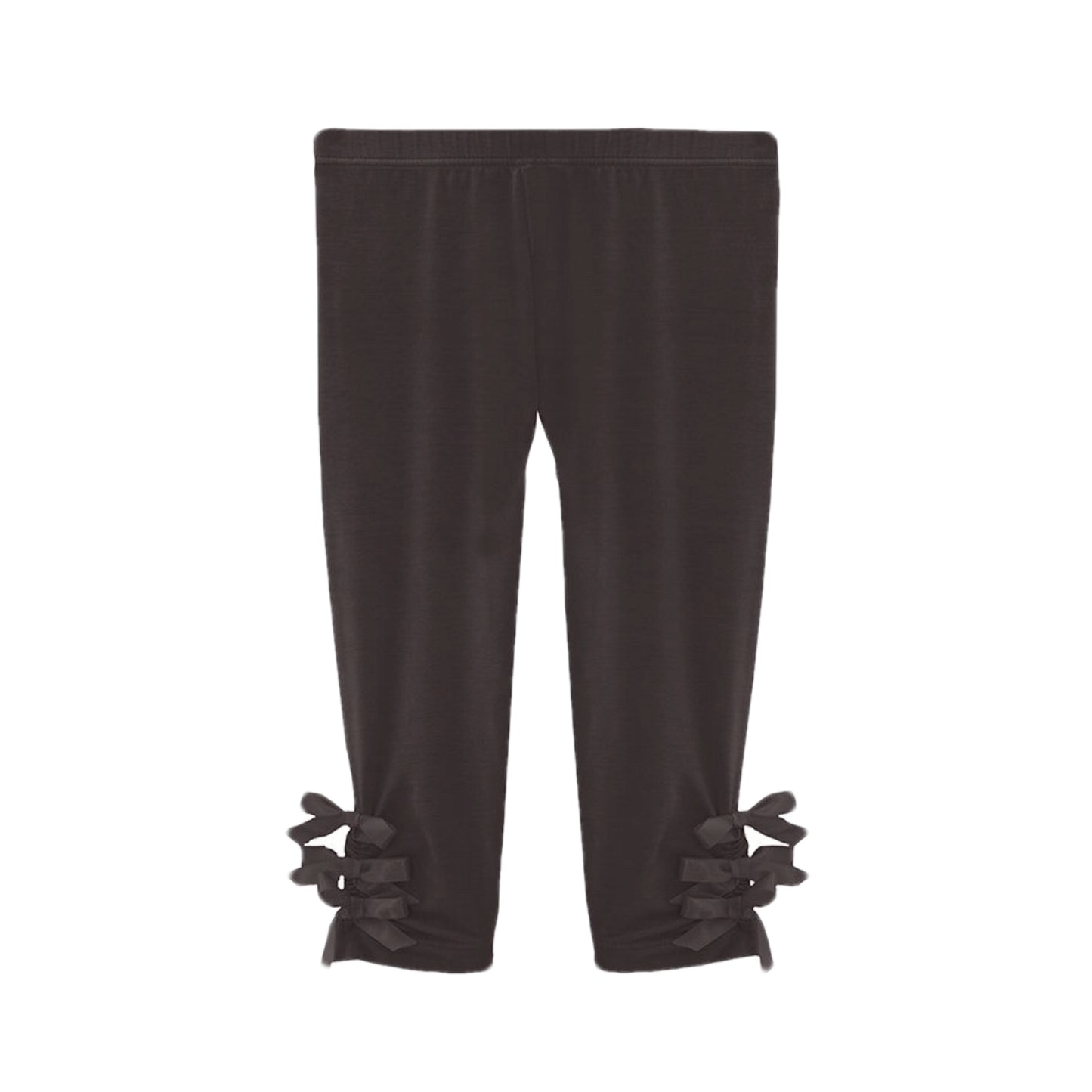Solid Leggings with Bows in Midnight