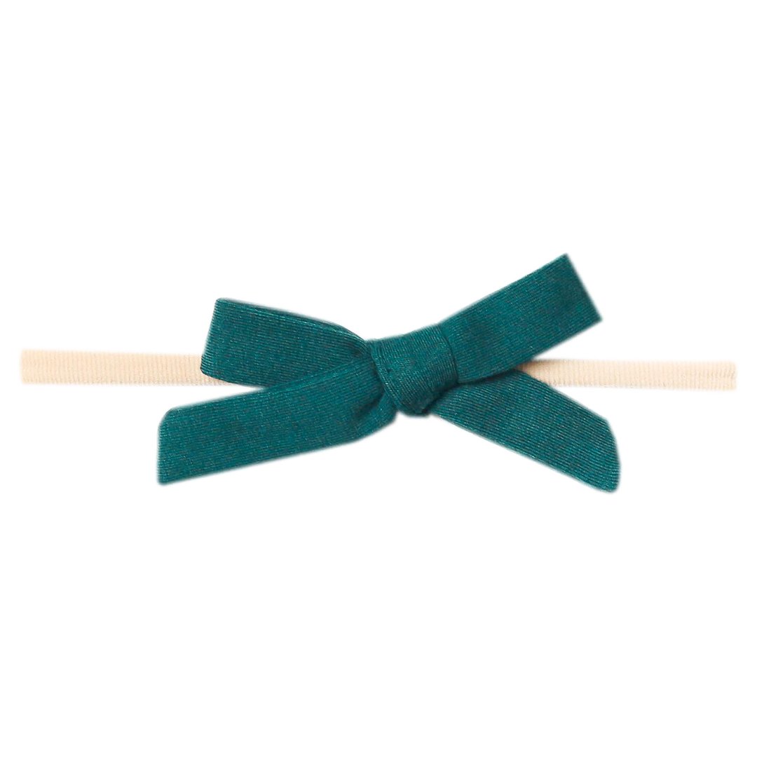 Copper Pearl Ribbon Nylon Bow - Jasper