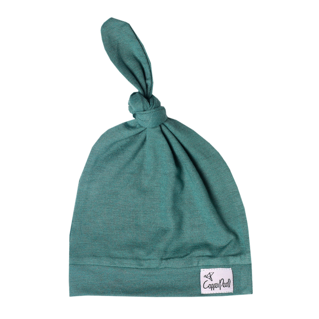 Copper Pearl Top Knot Hat 0-4mo - Journey