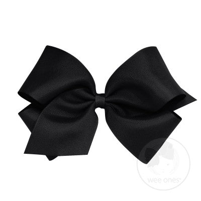 Wee Ones King Classic Grosgrain Bow (Plain Wrap)