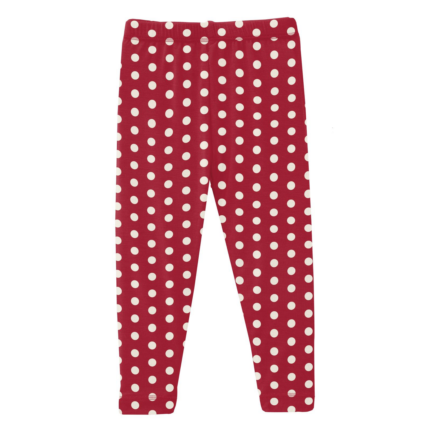 Candy Apple Polka Dots Print Leggings