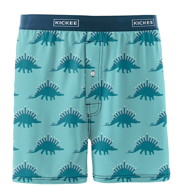 Men's Print Boxer Short - Iceberg Menorahsaurus