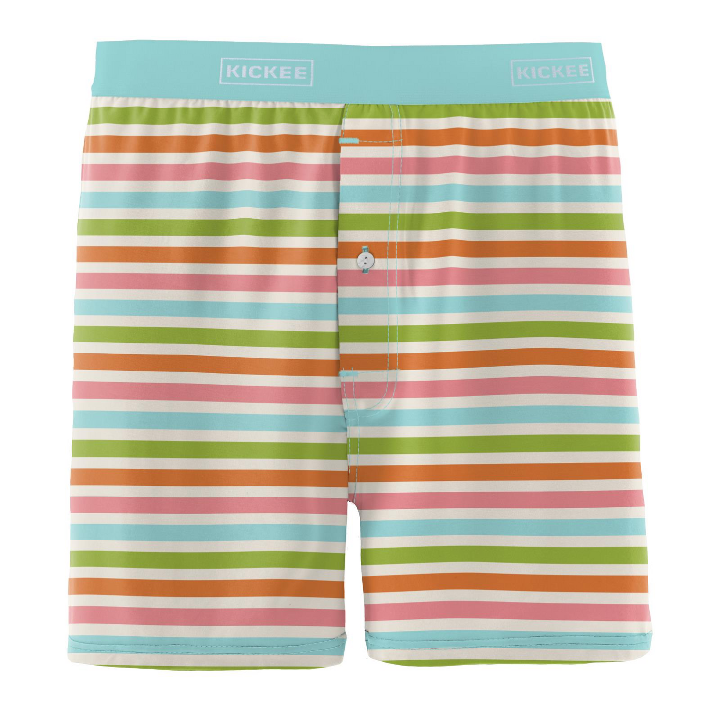 Men's Print Boxer Shorts in Beach Day Stripe