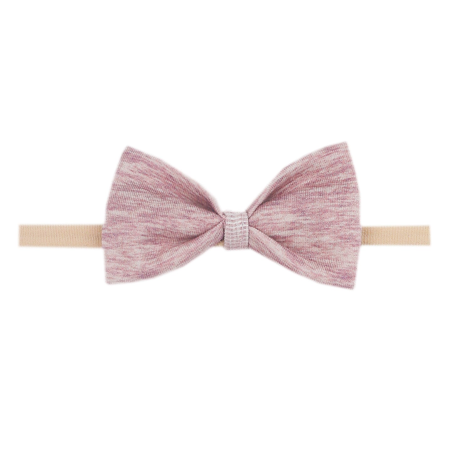 Copper Pearl Nylon Bowtie Headband - Maeve