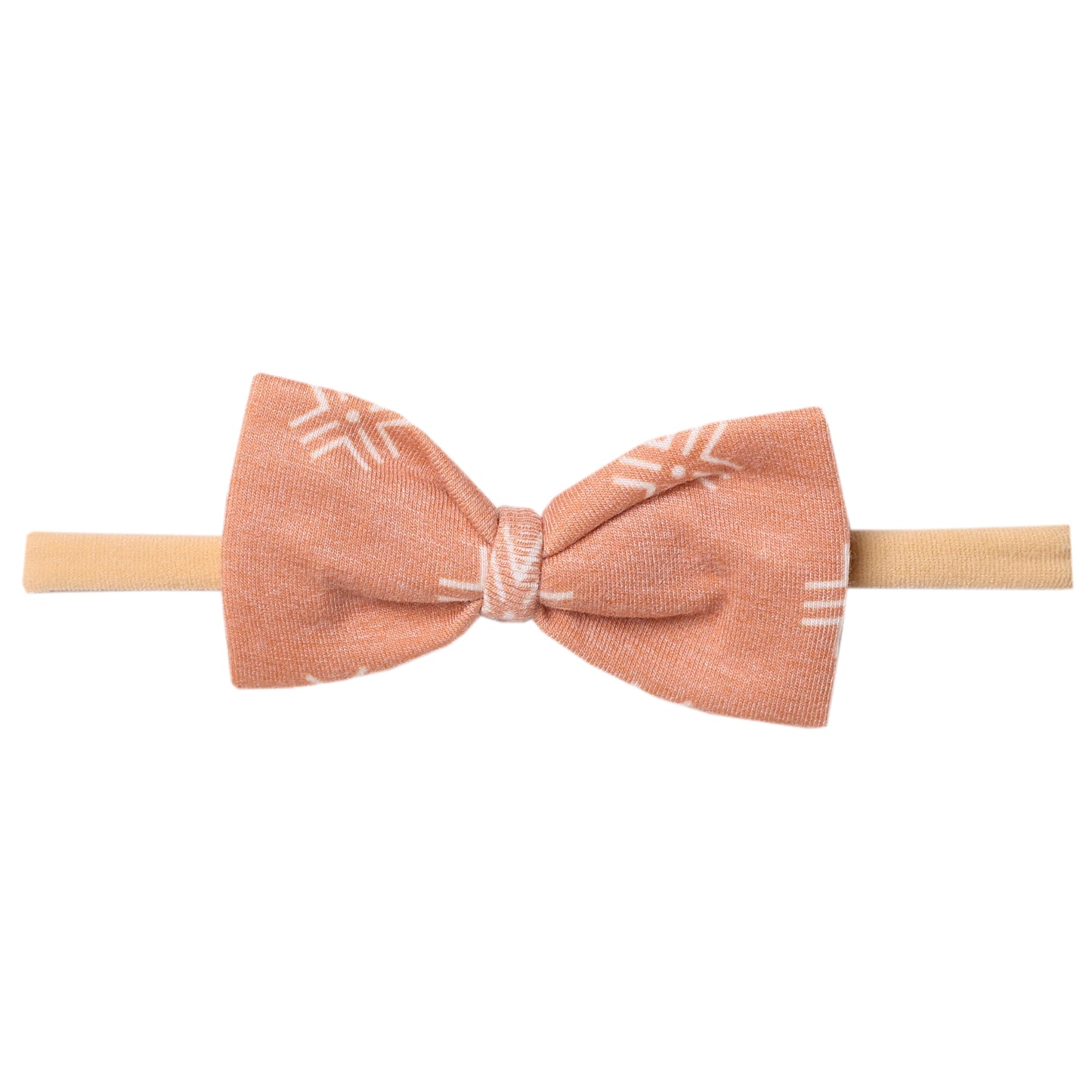 Copper Pearl Nylon Bowtie Headband - Mesa