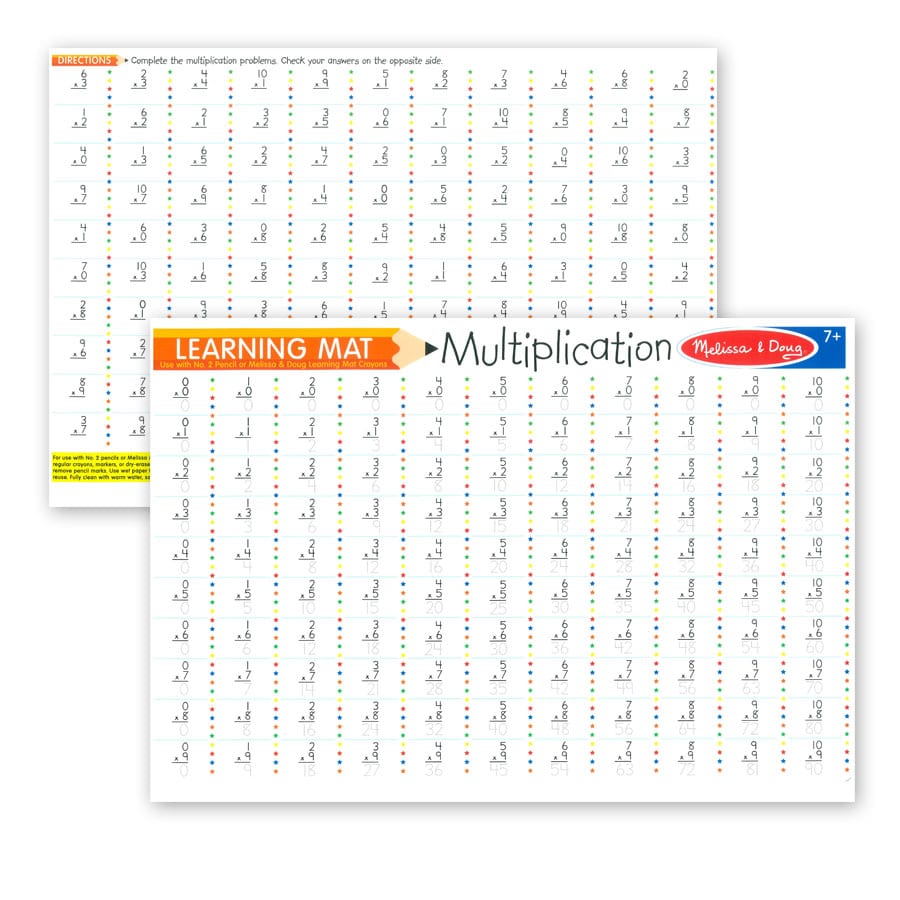 Multiplication Learning Mat - Melissa & Doug