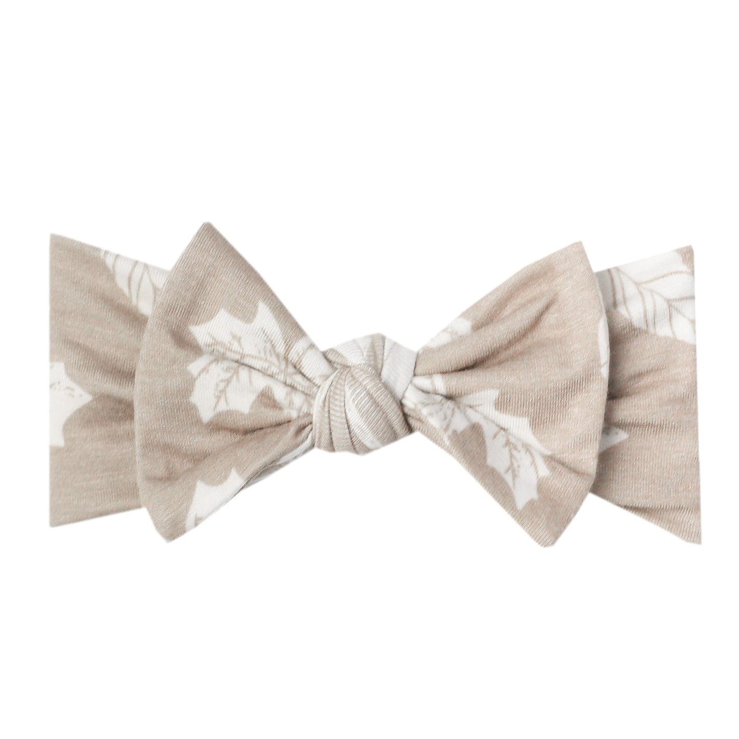 Copper Pearl Bow Headband - Oak