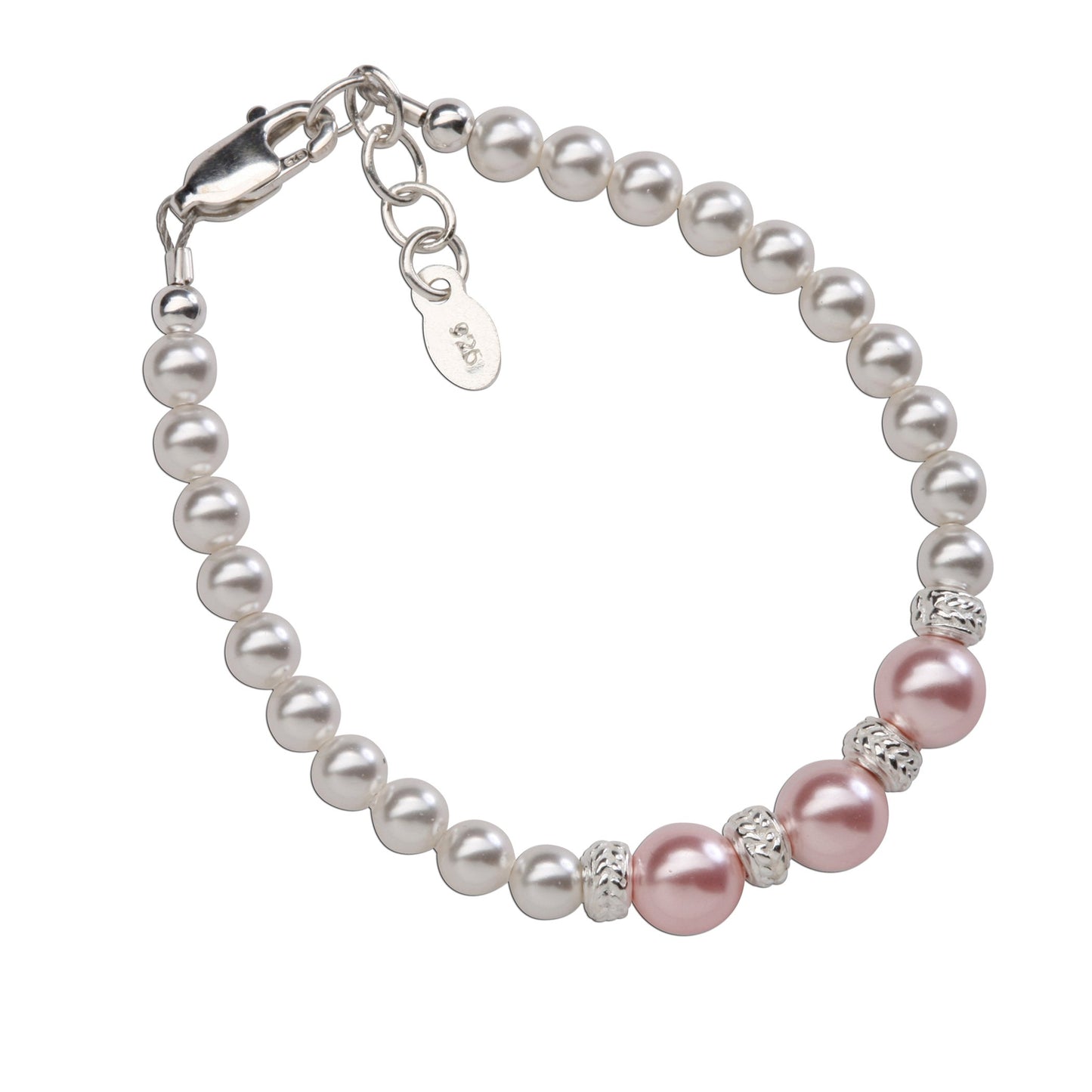 Paige - Sterling Silver Bracelet with Pearls