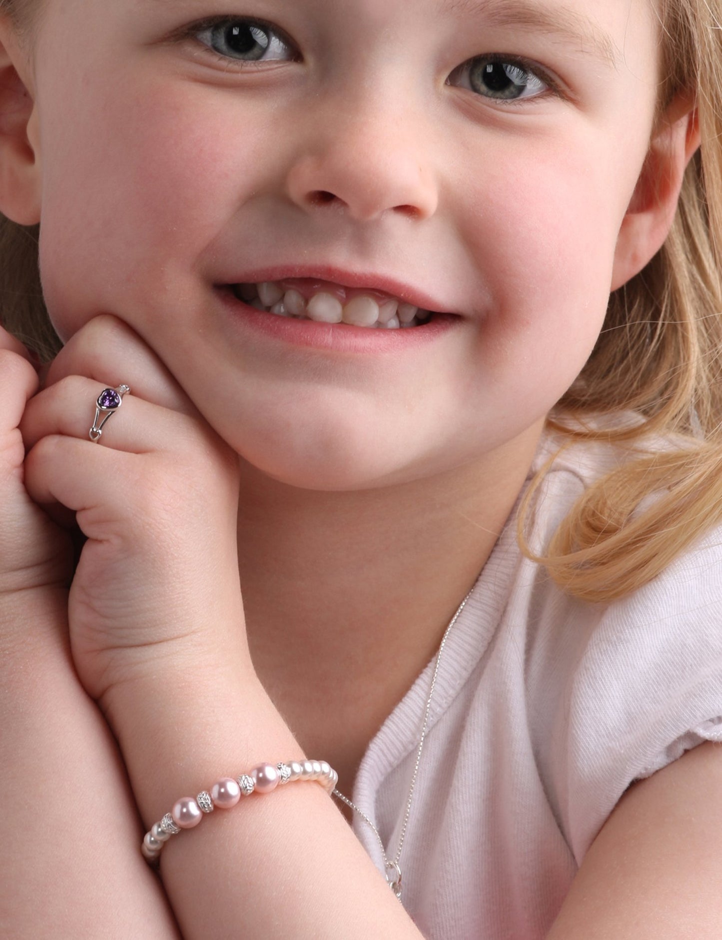 Paige - Sterling Silver Bracelet with Pearls