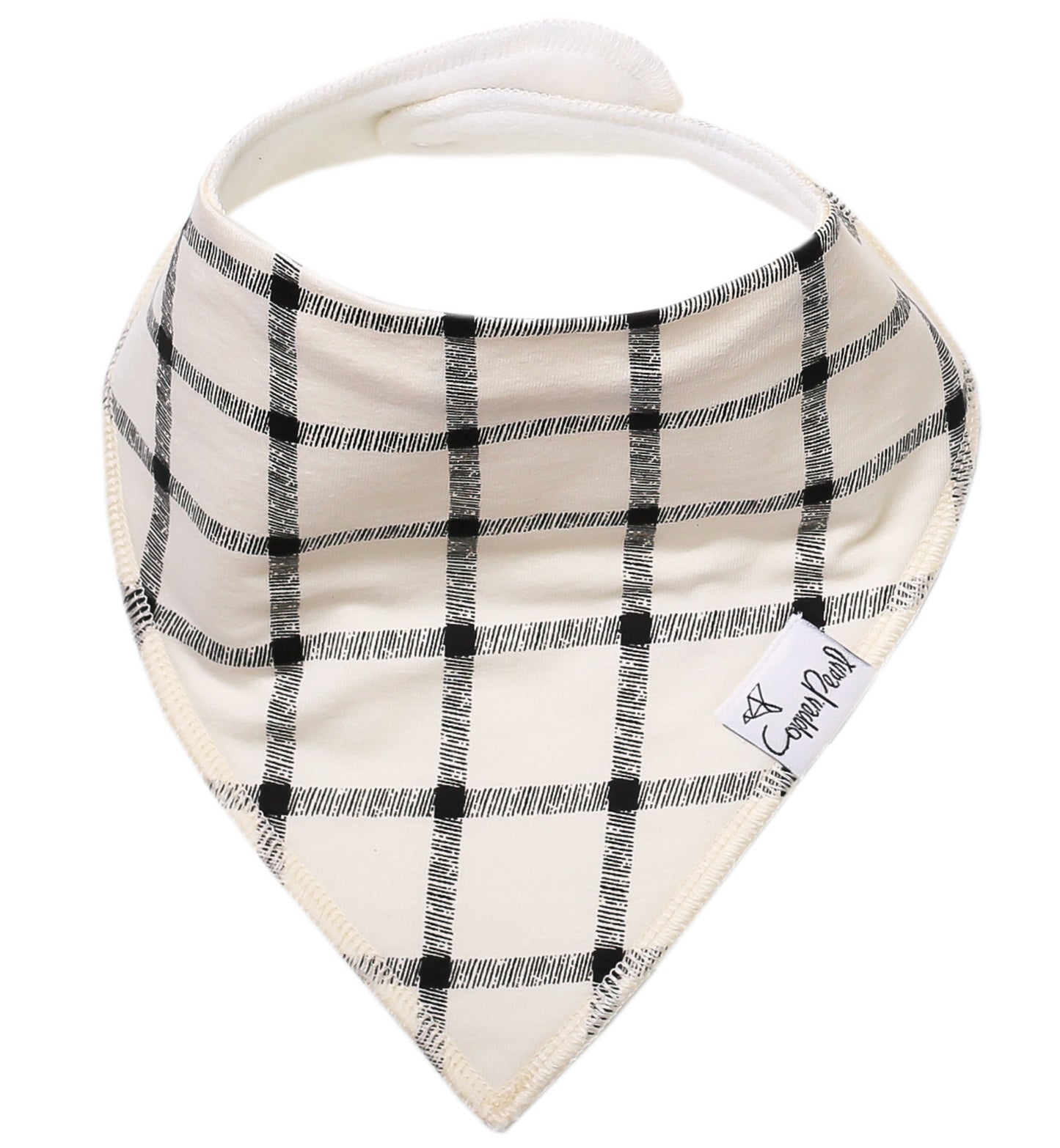 Copper Pearl Single Bandana Bibs - Patch