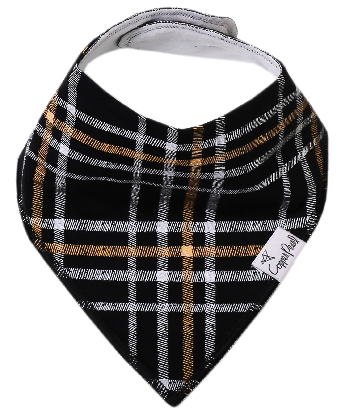Copper Pearl Single Bandana Bibs - Patch