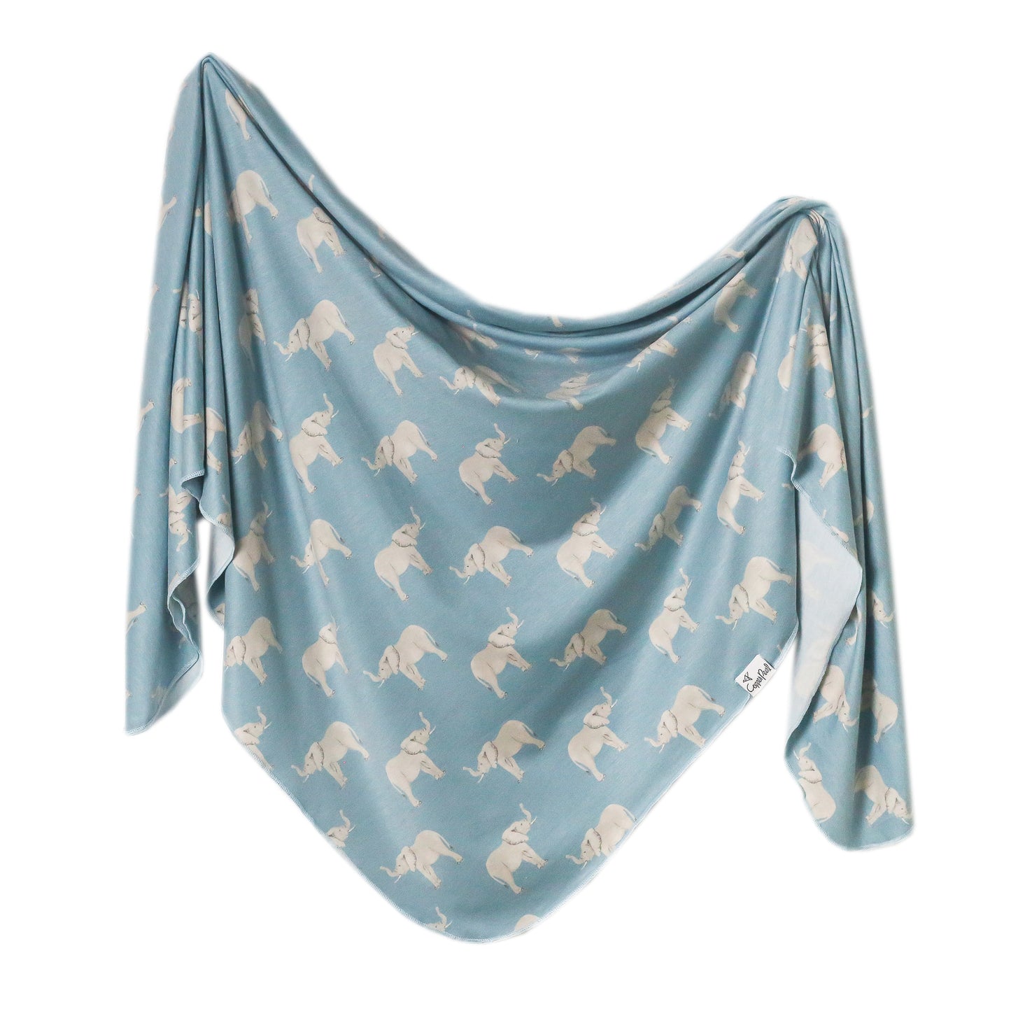 Copper Pearl Knit Swaddle Blanket - Peanut