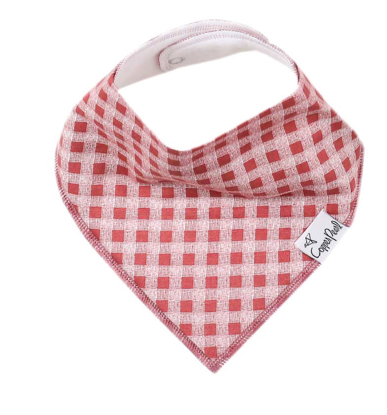 Copper Pearl Single Bandana Bibs - Polar