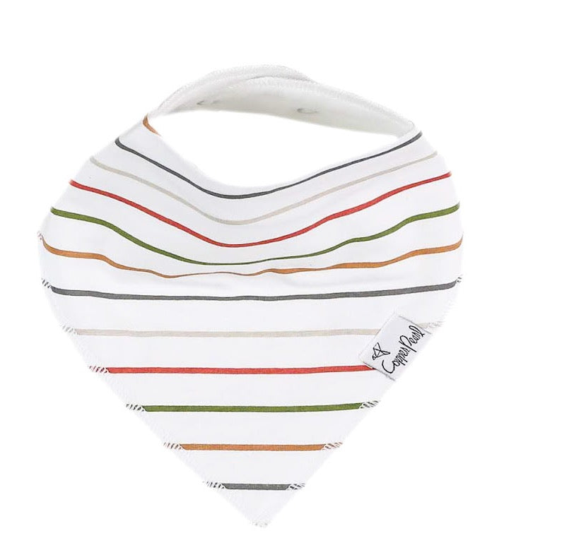 Copper Pearl Single Bandana Bibs - Polar
