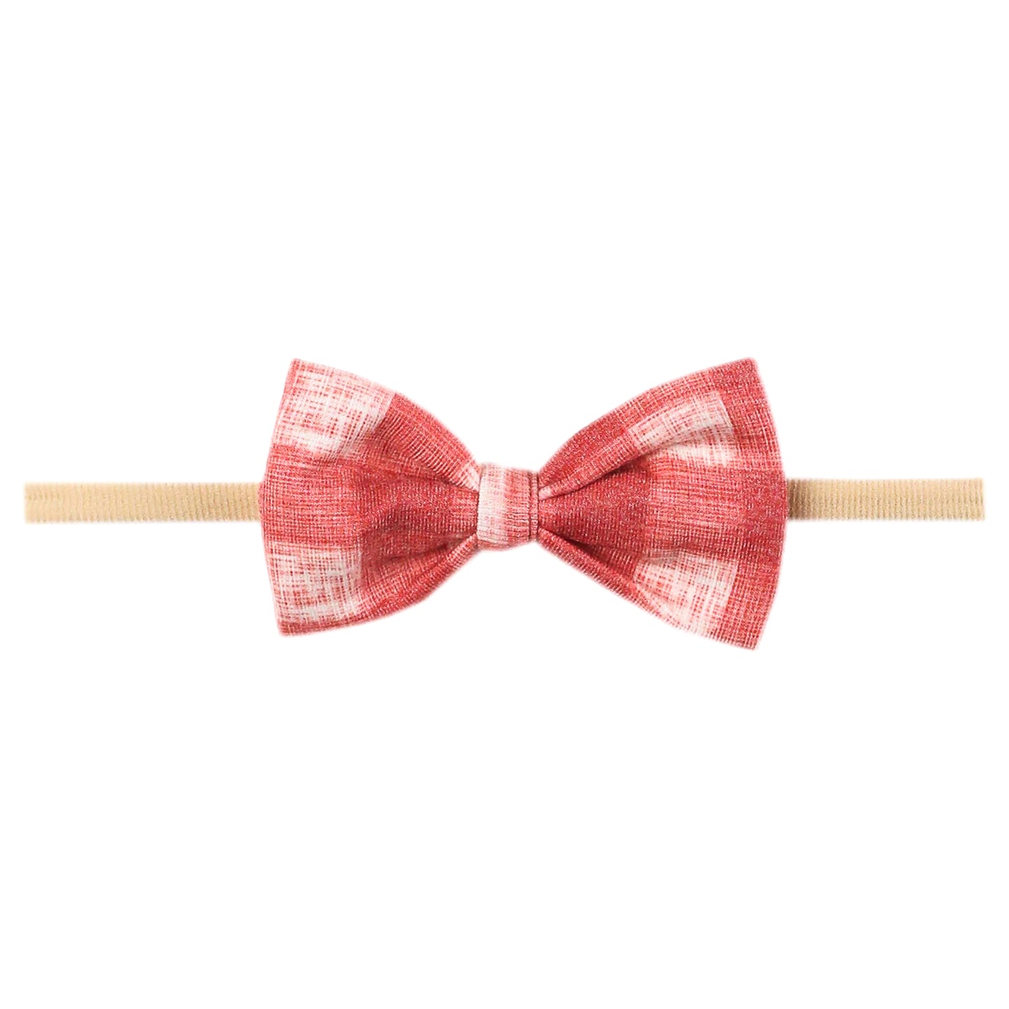 Copper Pearl Nylon Bowtie Headband - Ralphie