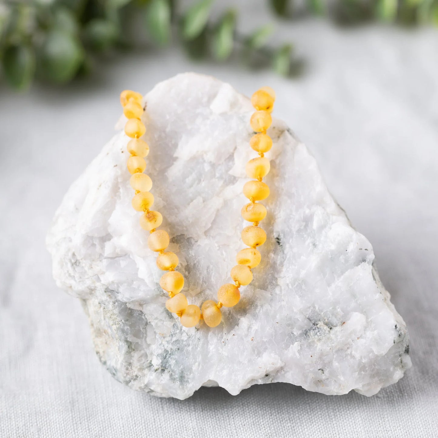 Raw Honey Baltic Amber Kids Necklace