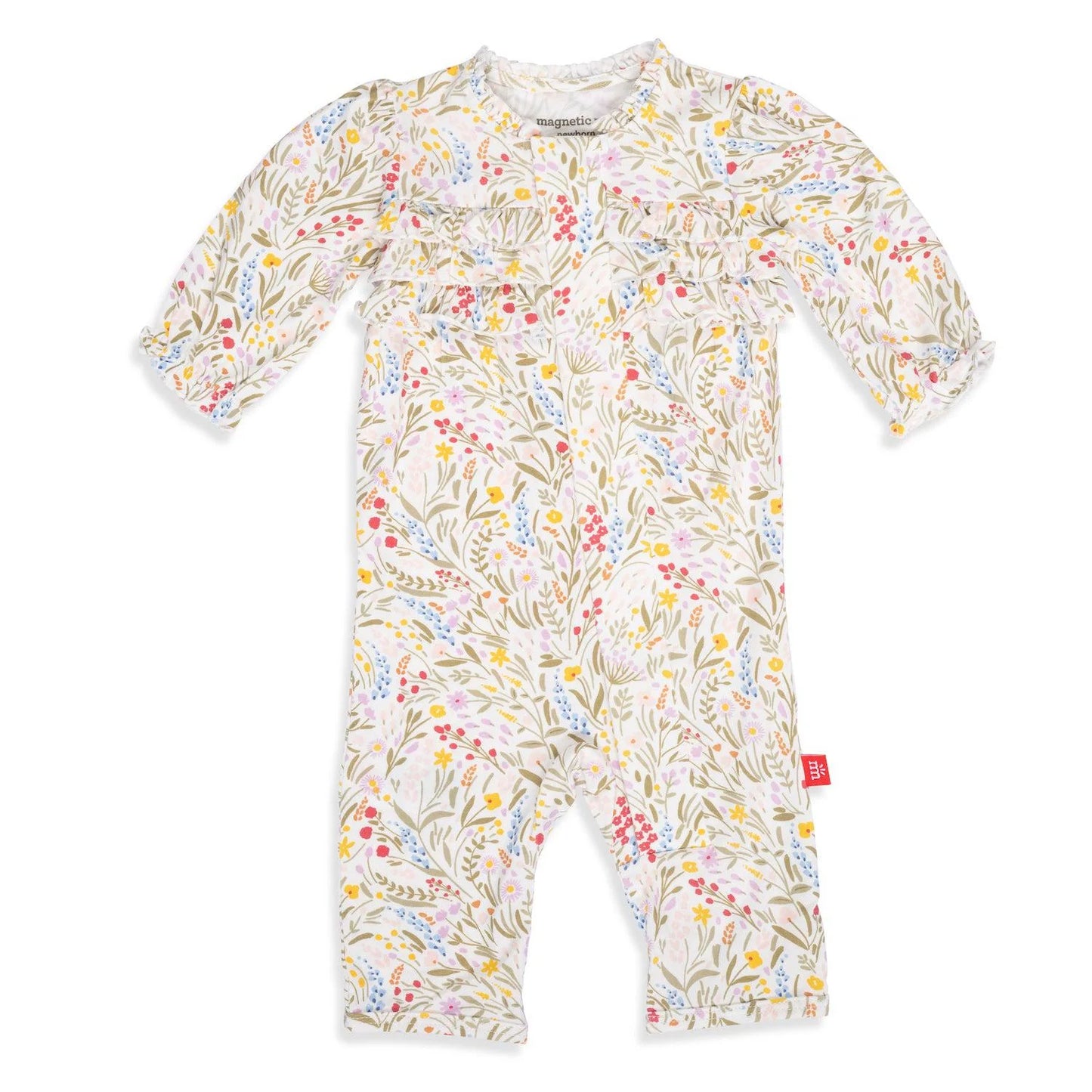 Ashleigh Modal Magnetic Ruffle Coverall