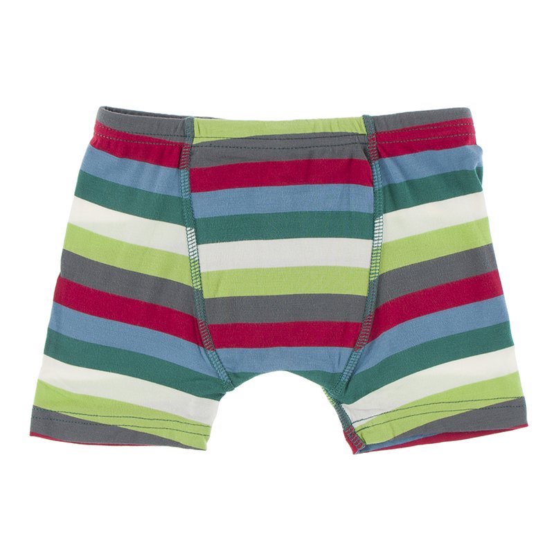 Kickee Pants Print Single Boxer Brief - 2020 Multi Stripe