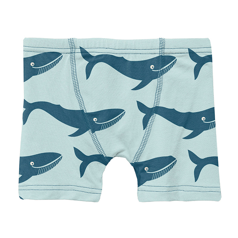 Print Boxer Brief - Fresh Air Blue Whales